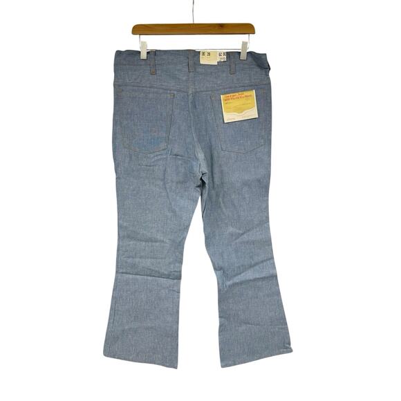 Vintage JCPenney The Flare Jean Light Wash Denim Men’s Size 36X29 New - Picture 1 of 6